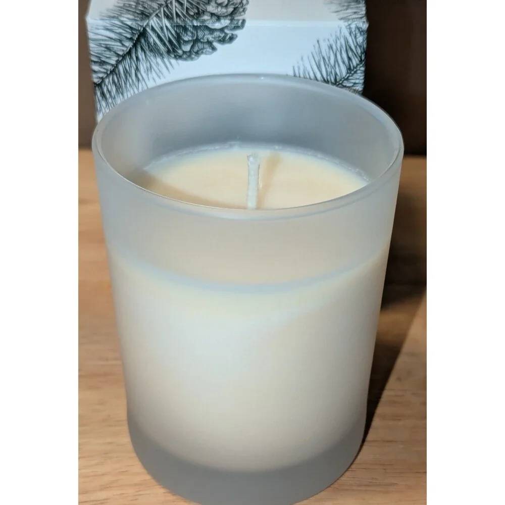 NEW Williams Sonoma Winter Forest Wax Candle Premium Natural Essential Oils 9 Oz